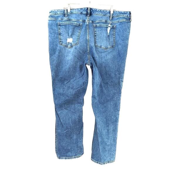Torrid Women's Plus Size Boyfriend Straight Leg Vintage Stretch Destroyed Jeans - Picture 3 of 6